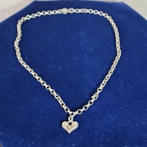 Sterling Silver Heart Necklace